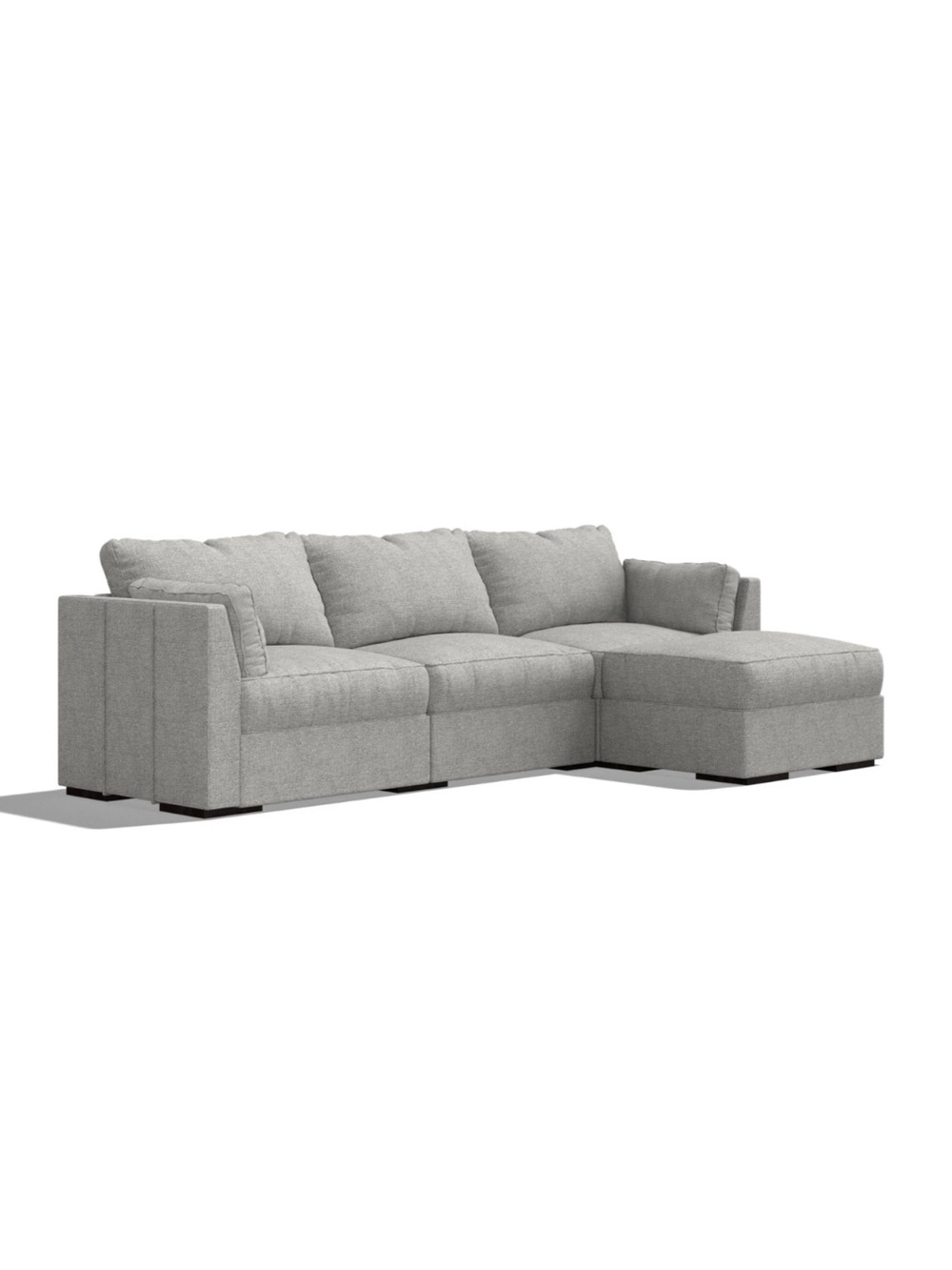 Lovesac Sactional Covers Set Only – Glacier Crossweave – 4 Seats + 5 Angled Side